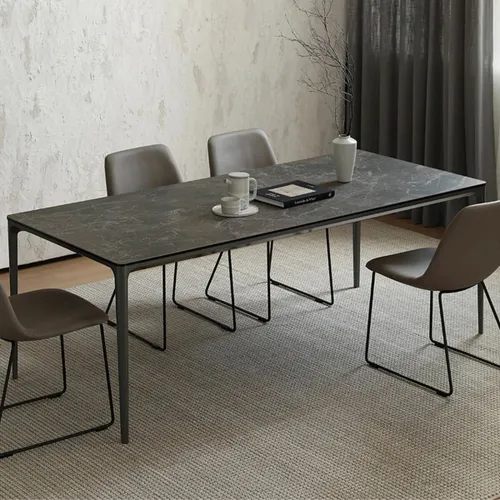 MESA DE COMEDOR GAEL Negro - Mesas de comedor, Uruguay | Viasono