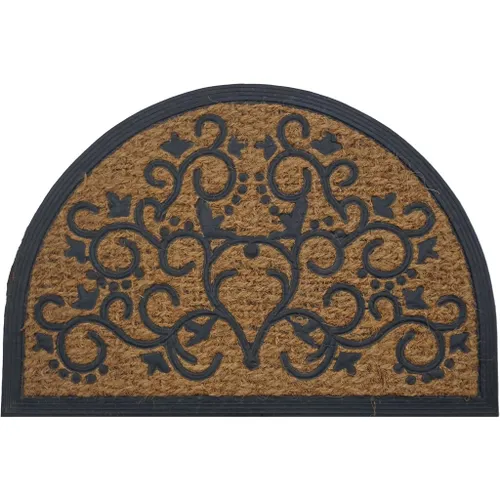 FELPUDO COCO/GOMA SEMICIRCULO 40x60CM H1CM ARABIGO - Textiles, Uruguay | Decohogar