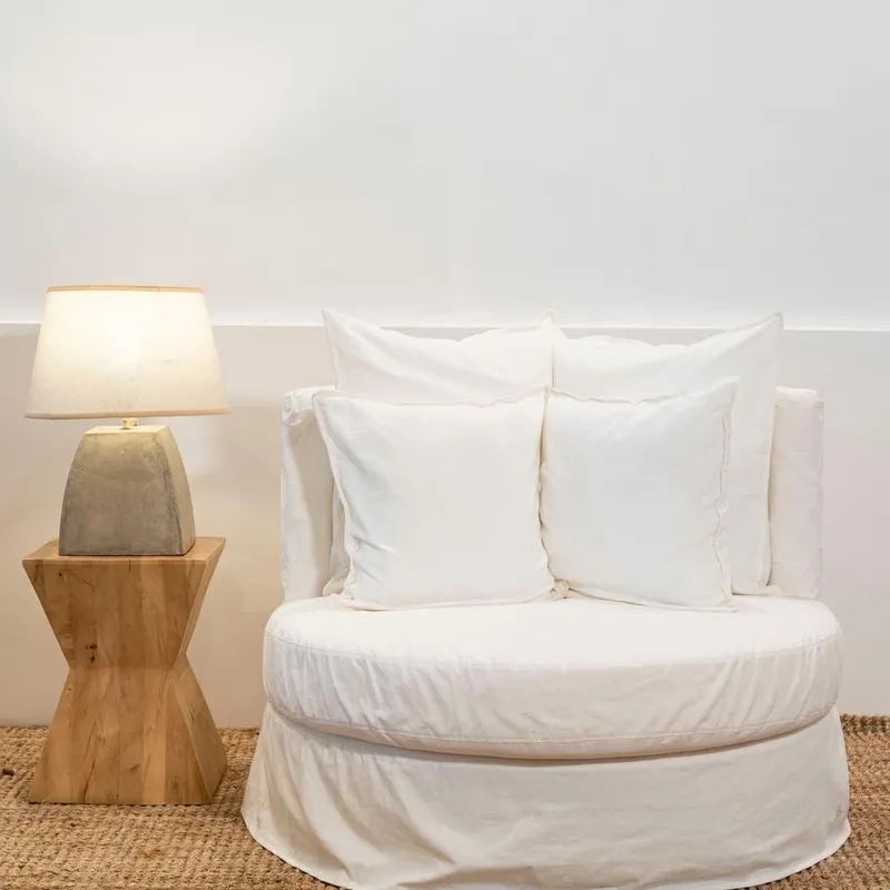 Butaca Circular en Madera natural - Butacas, banquetas y puffs, Uruguay | Marvic