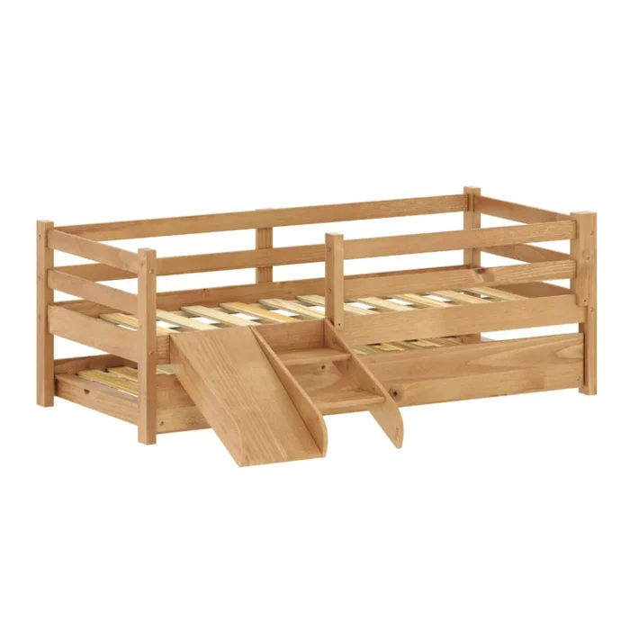 Cama marinera 1 Plaza Infantil - Marrón en Madera natural - Dormitorio, Uruguay | Ecowood, vista 3