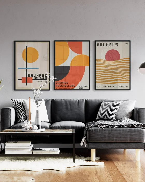 Bauhaus - Orange en Multicolor - Láminas, Uruguay | La Cuadrería, vista 2