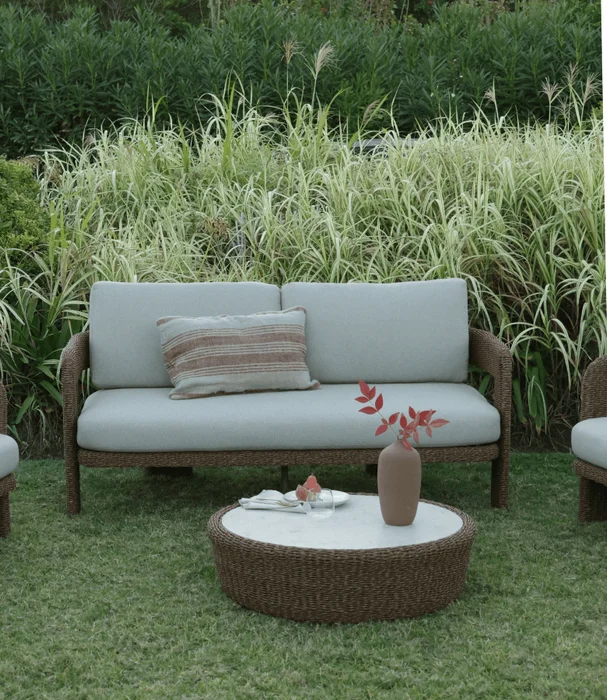 SOFA MAE EXTERIOR BEIGE MADERA NATURAL en Madera natural - Muebles para el exterior, Uruguay | Más Infinito Casa