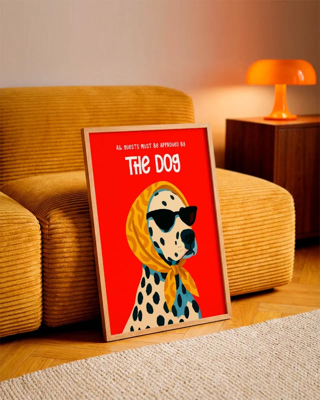 All guests must be approved by the dog en Rojo - Láminas, Uruguay | La Cuadrería, vista 3