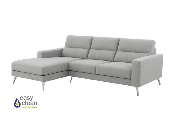 Sofá MILO Easy Clean - Gris en Gris - Sillones y sofás, Uruguay | Finkel