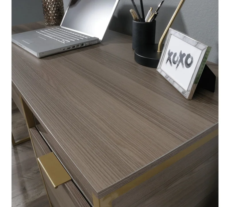 Escritorio Doble Cajonera y Estante Inferior - Sauder - Linea International Lux en Madera natural - Escritorios, Uruguay | Ecowood, vista 5