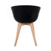 SILLA HAY POLI/MADERA 57X54X80CM NEGRO - Sillas, Uruguay | Decohogar, vista 4 de 4