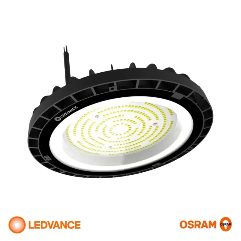 Campana LEDVANCE OSRAM Highbay Value G3 200W 4000K en Negro - Lámparas colgantes, Uruguay | Serlux