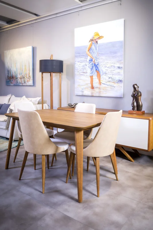Mesa Lucy en Marrón - Mesas de comedor, Uruguay | Furest, vista 3