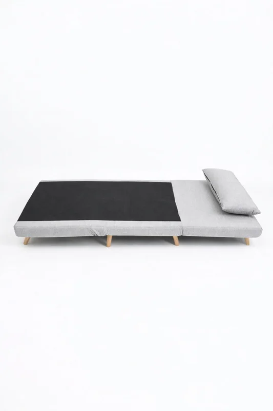 Sofá Cama, 1 Plaza Marie - Gris Medio en Gris, Uruguay | Indian, vista 4