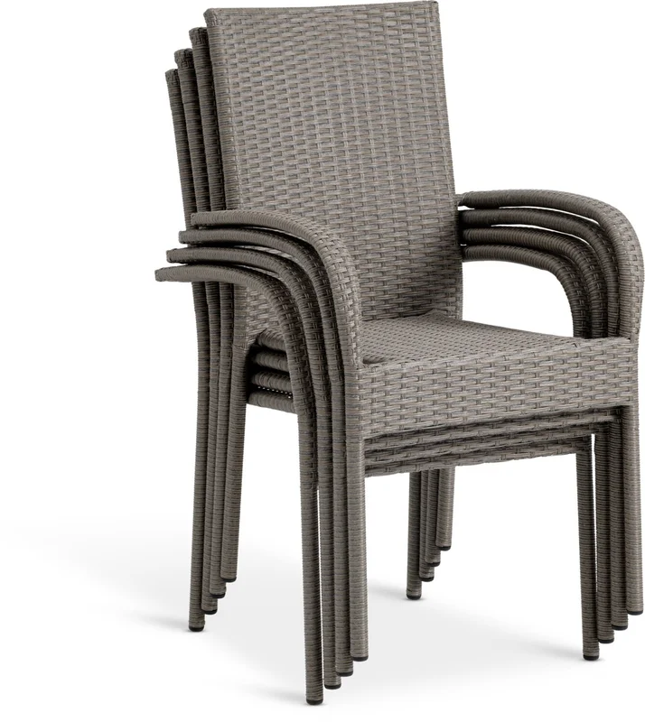 Silla apilable GUDHJEM natural en Madera natural - Muebles para el exterior, Uruguay | JYSK, vista 5
