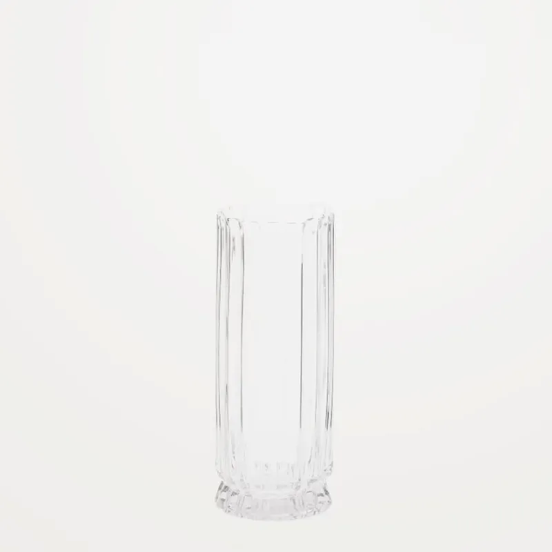 Jarrón Neblan de vidrio transparente 30 cm en Multicolor - Jarrones, Uruguay | Kavehome