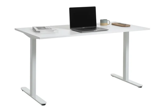 Escritorio STAUNING 80x160 blanco en Blanco - Escritorios, Uruguay | JYSK