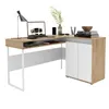 Escritorio esquinero Chicago - White y Aveiro en Blanco - Escritorios y sillas de escritorio, Uruguay | NYR, vista 2 de 5