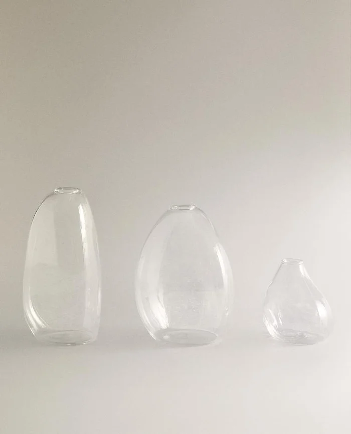 JARRÓN CRISTAL PEQUEÑO IRREGULAR - Jarrones, Uruguay | Zara Home, vista 2