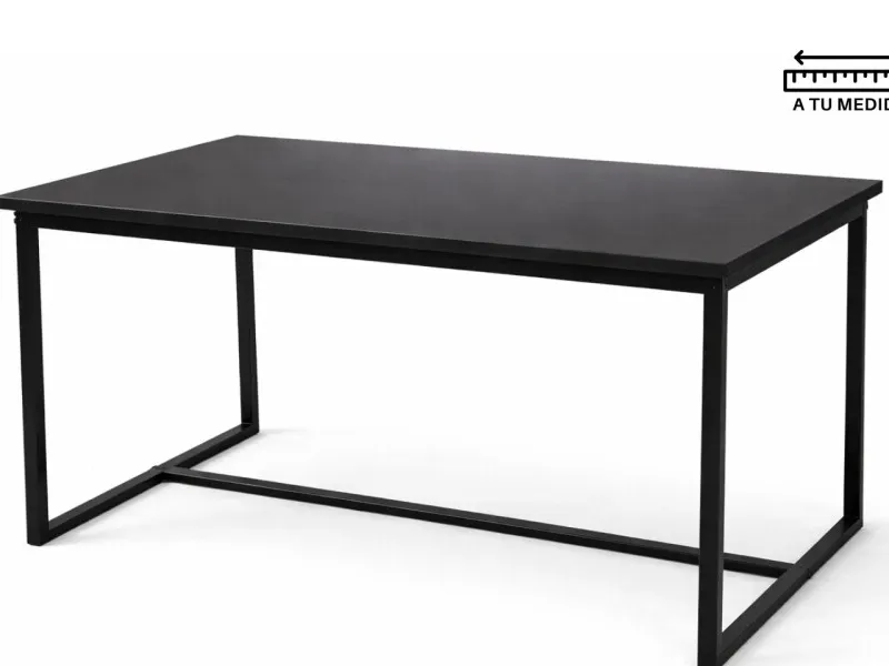 Mesa BLACK Rectangular 1.60 m en Mesa BLACK Rectangular 1.60 m - Mesas de comedor, Uruguay | Finkel
