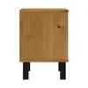 Mesa De Luz Madera 1 Cajon - Linea Denise en Madera natural - Mesas de luz, Uruguay | Rústico Hogar, vista 4 de 4
