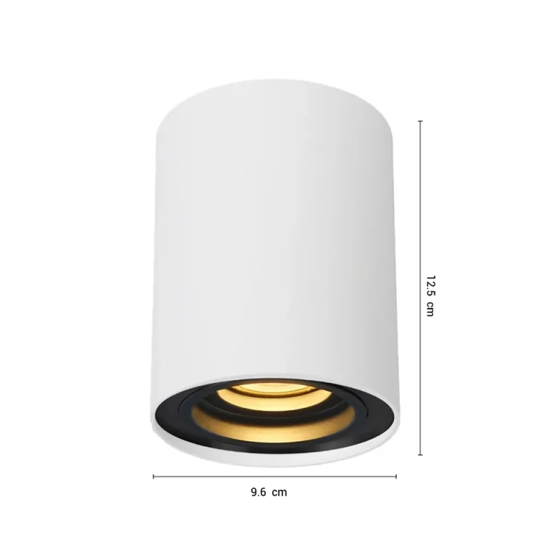 Lámpara de Techo Lux Bari Downlight Blanco en Blanco - Lámparas colgantes, Uruguay | Serlux, vista 5