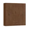 Armario Ropero Placard de 6 Puertas Línea Plus con 2 Cajones y Perchero Horizontal - MDP - Dakar - Roperos y placares, Uruguay | Mulata, vista 1 de 10