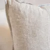 ALMOHADON PAZ - LINO CRUDO 55 X 55 en Off-white - Textiles, Uruguay | La Iberica, vista 2 de 4