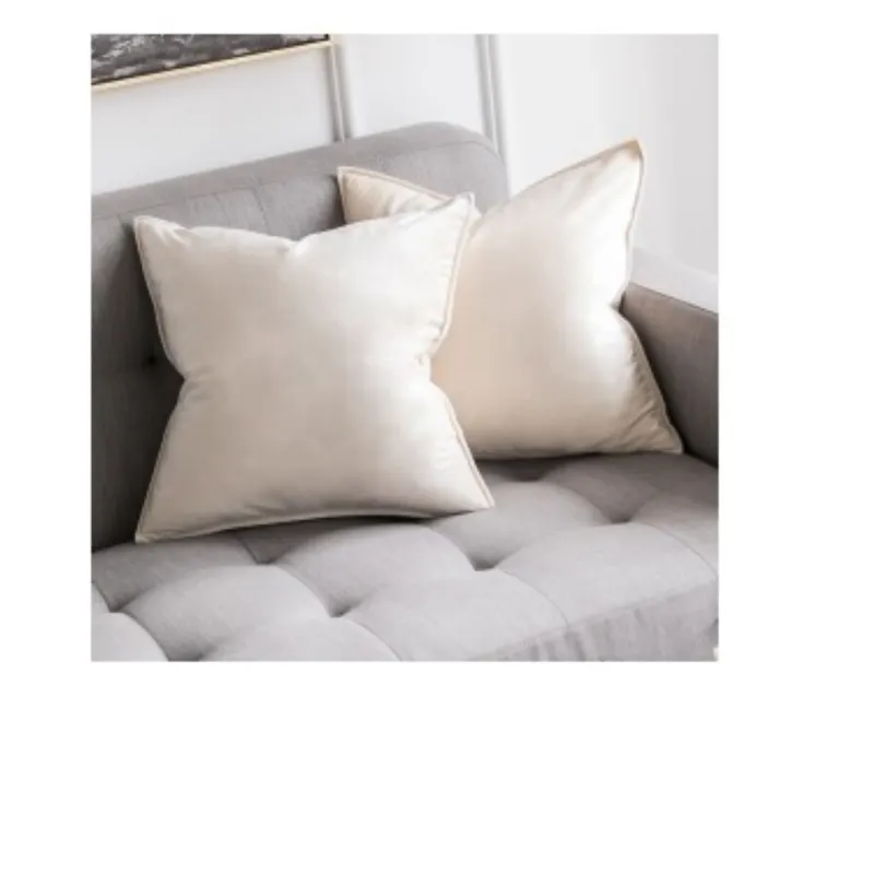 Almohadón Velvet Beige con borde en Beige - Textiles, Uruguay | Finkel