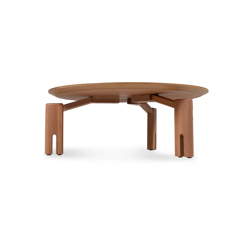 Mesa de Centro Atlas - Redonda - Carvalho en Beige - Mesas de living, Uruguay | Nyr, vista 4