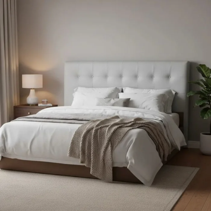 RESPALDO 2.00 MTS - TAPIZADO PU GRIS en Gris - Respaldos de cama, Uruguay | Champagne Home, vista 2