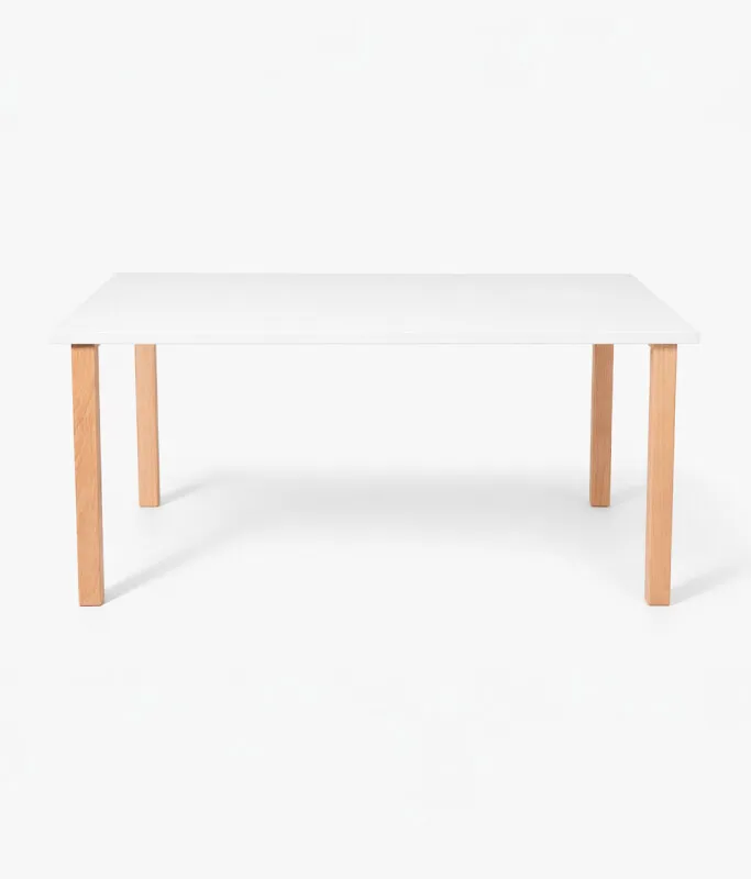 Mesa Comedor Yimu 140x80 - Color Unico en Multicolor - Sillones y sofás, Uruguay | Indian
