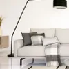Lámpara de pie Ciana de metal con acabado negro y pantalla de algodón en Negro - Lámparas de pie, Uruguay | Kavehome, vista 3 de 5