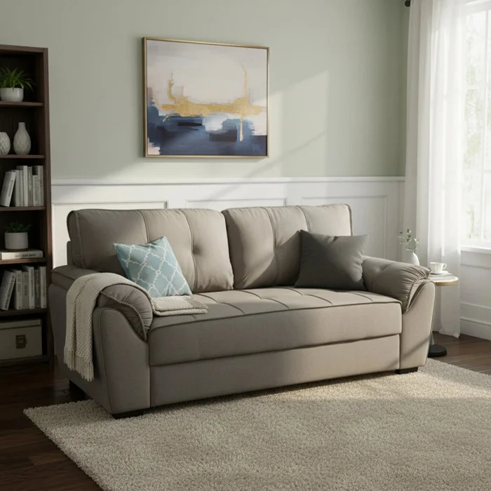 Sillón 3 Cuerpos - Clean - Gris en Gris - Sillones y sofás, Uruguay | Ecowood
