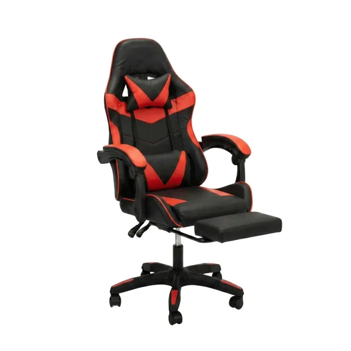 Silla Gamer Gaming Ergonomica Reclinable - Rojo en Rojo - Sillas de escritorio, Uruguay | Ecowood, vista 2