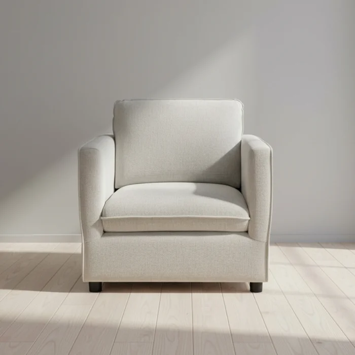 Butaca Tela Natural-beige Amsterdam Beige en Beige - Sillones y sofás, Uruguay | Divino