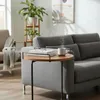 MESA APOYO - ROBLE CLARO - PATA GRAFITO en Madera natural - Mesas de living, Uruguay | Champagne Home, vista 4 de 5
