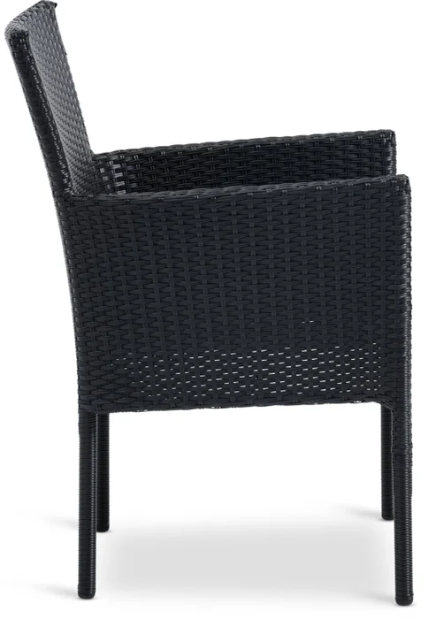 Silla apilable AIDT negro en Negro - Muebles para el exterior, Uruguay | JYSK, vista 3