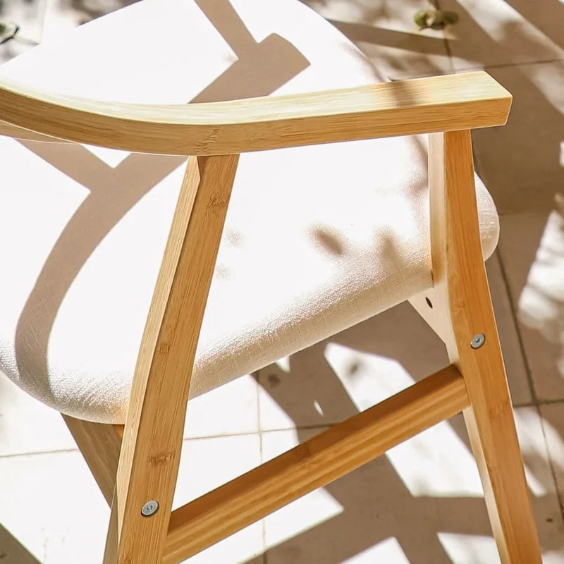 Silla Capri en Madera natural - Muebles, Uruguay | Uruguay Bamboo, vista 5