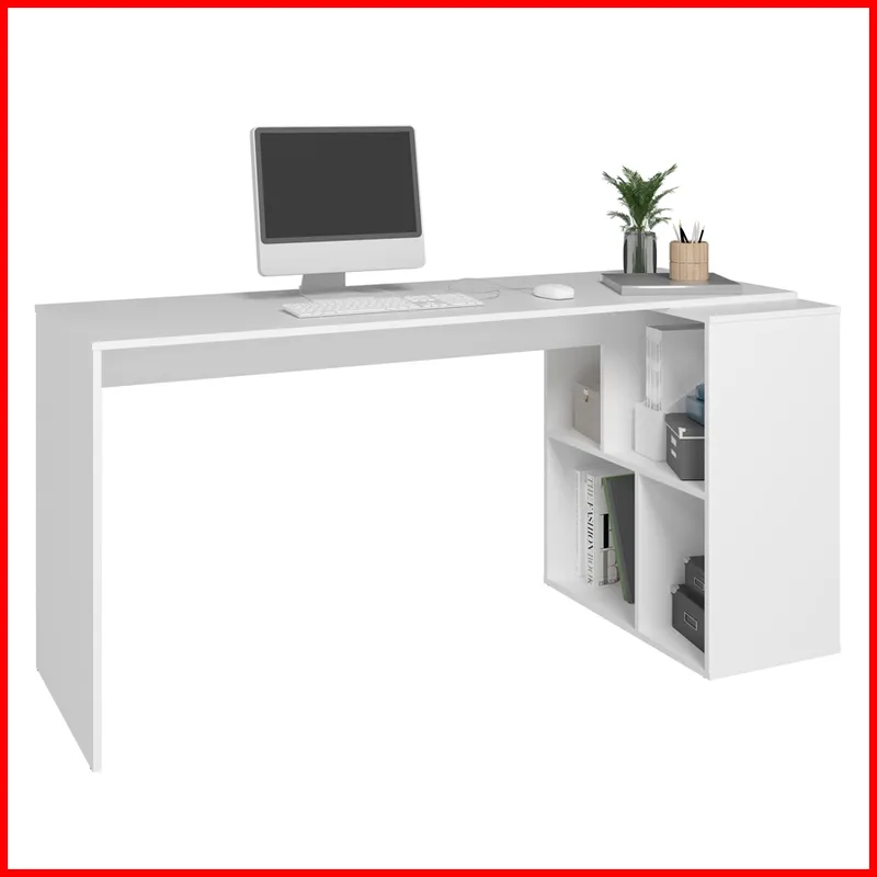 Escritorio con repisa – BC 93 en Blanco - Escritorios y sillas de escritorio, Uruguay | Punto Unión