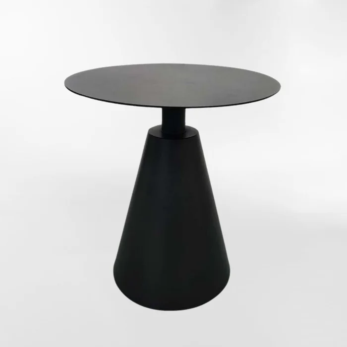 MESA DE EXTERIOR VIGO NEGRO CIRCULAR en Negro - Mesas de comedor, Uruguay | Viasono, vista 2
