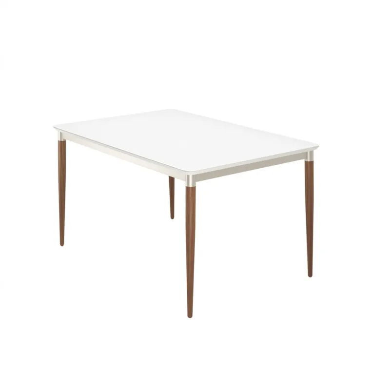 Mesa de comedor Abbey 1.35 - Linea Mónaco en Blanco - Mesas de comedor, Uruguay | Rústico Hogar