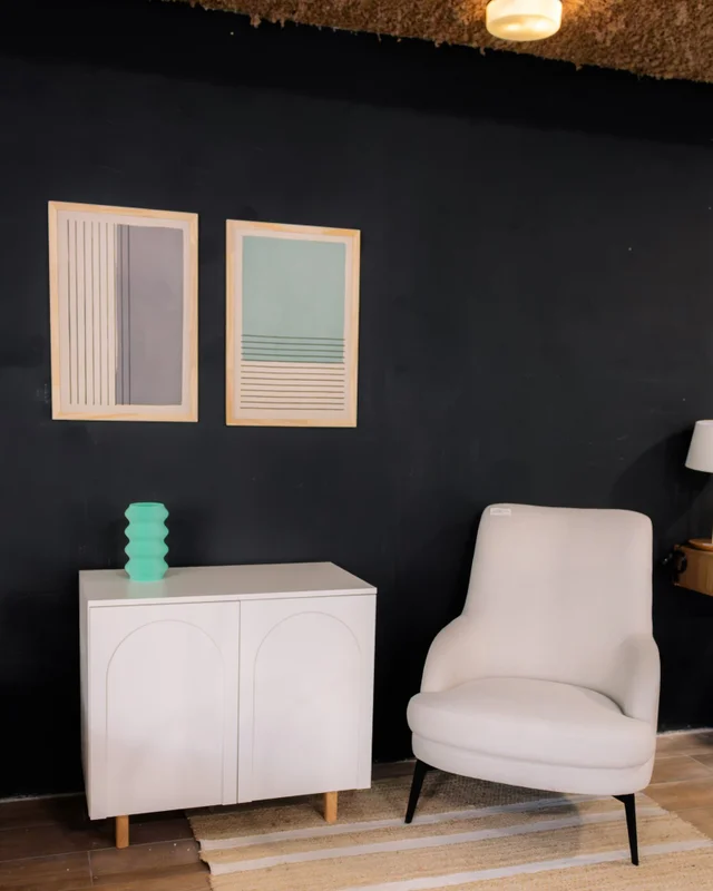 Aparador Coffee Corner Arco 80cm - Blanco en Madera natural - Aparadores y recibidores, Uruguay | Berna Home, vista 4