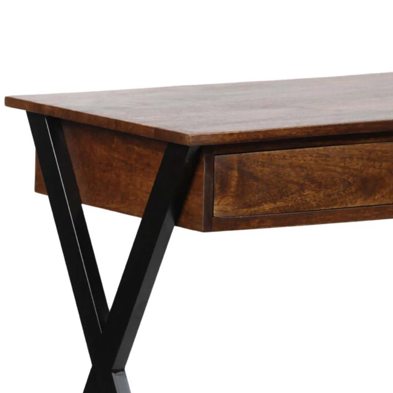 Escritorio Madera-de-mango Marron Christopher en Marrón - Escritorios, Uruguay | Divino, vista 4