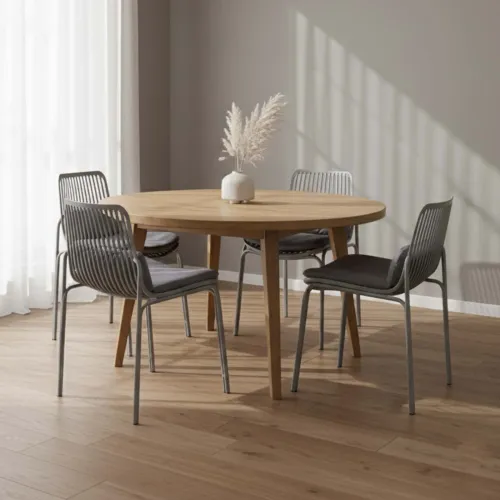 Silla De Comedor Polipropileno Gris Lisa en Gris - Sillas, Uruguay | Divino