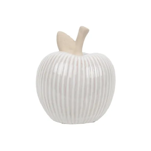 MANZANA CERAMICA ACANALADA 9x9x10.7CM TORNASOLADO en Multicolor - Decoración, Uruguay | Koz