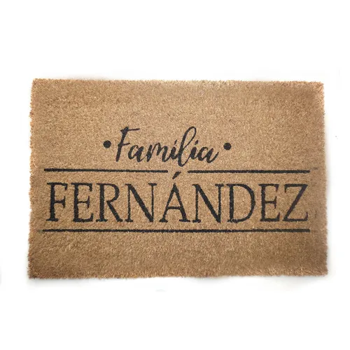 FELPUDO DE COCO 40X60CM H.1.5CM FAMILIA FERNANDEZ - Textiles, Uruguay | Decohogar