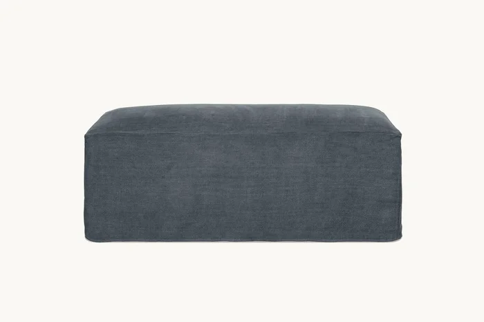 Puff con funda Ruben en Gris - Sillones y sofás, Uruguay | Pieza Clave