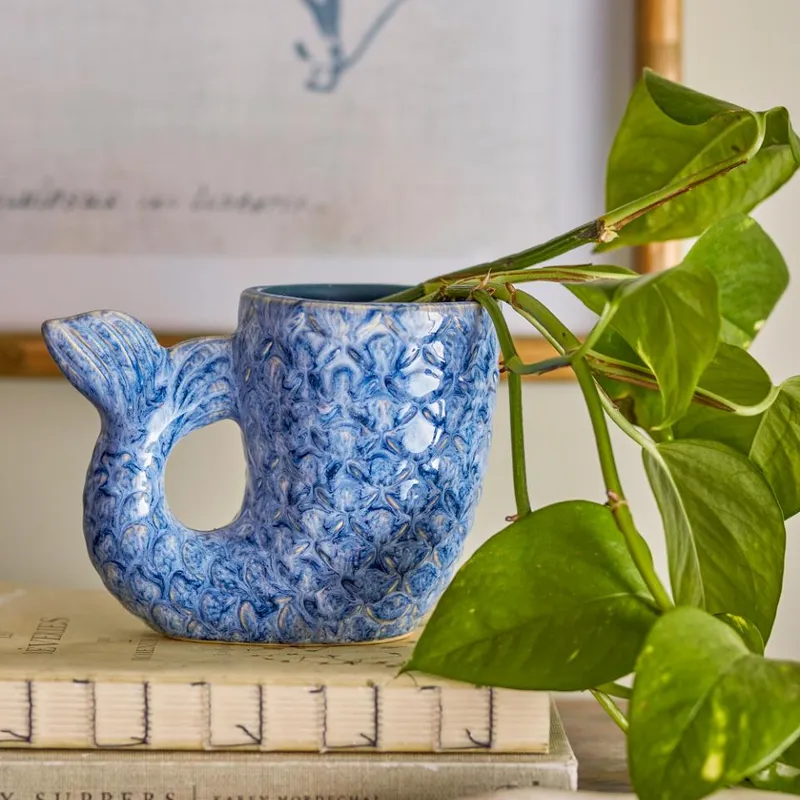 Florero Ariella en Azul - Decoración, Uruguay | Martinika Deco