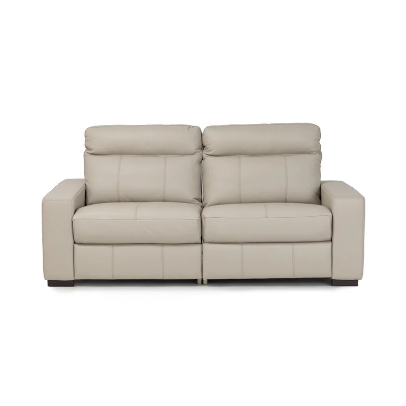Sofá Bora (Reclinable eléctrico) - Cuero Básico - 2 cuerpos - Arena - (Preventa) en Beige - Sillones y sofás, Uruguay | NYR, vista 3