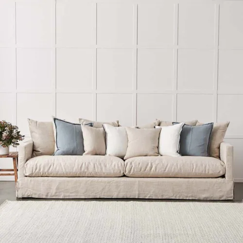 Sofá con funda Zeus en Beige - Sillones y sofás, Uruguay | Pieza Clave