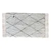 ALFOMBRA 50x80CM ROMBOS BLANCO Y NEGRO en Blanco - Textiles, Uruguay | Decohogar, vista 4 de 4