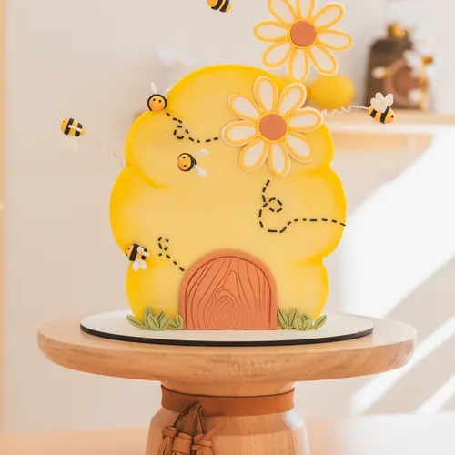 Pie de Torta triple fleco — 35 cm - Decoración, Uruguay | Dreams On Time
