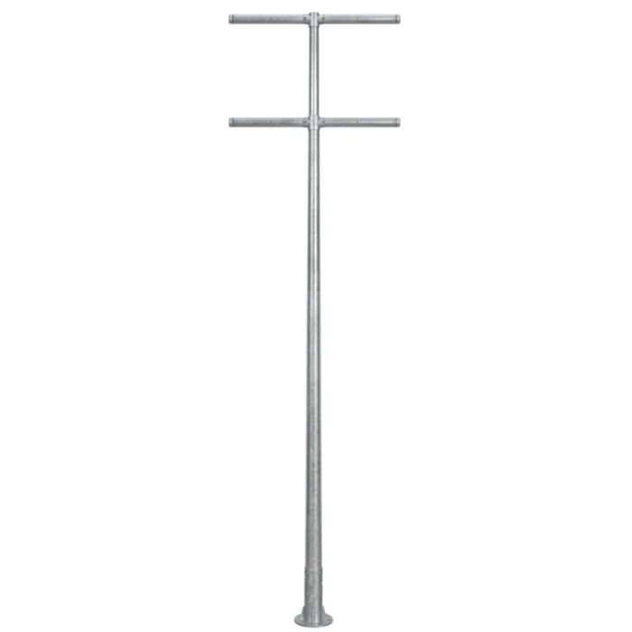 Columna Deportiva con Rack para 8 Focos 25mt en Gris - Lámparas de pie, Uruguay | Serlux