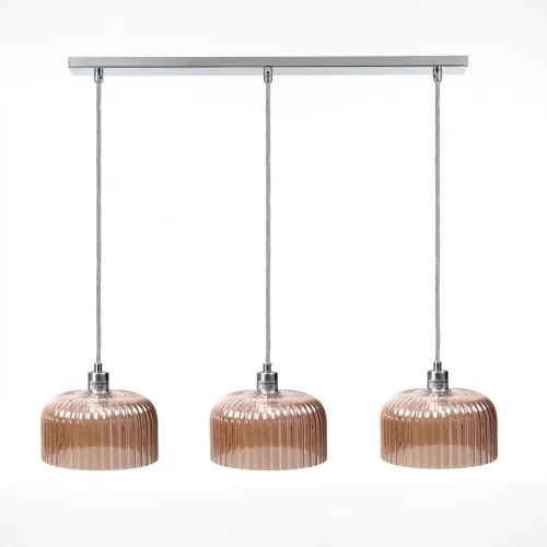 Lámpara De Techo Metal-y-vidrio Natural-beige Lp95679 en Amarillo - Lámparas colgantes, Uruguay | Divino